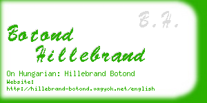 botond hillebrand business card